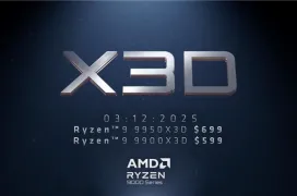 Ya es oficial, los AMD Ryzen 9 9950X3D y Ryzen 9 9900X3D llegarán el 12 de marzo por 699 y 599 dólares respectivamente