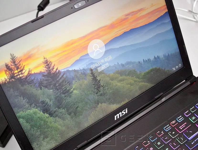 Geeknetic MSI GE63 Raider RGB con Intel Core i7-8750H 12