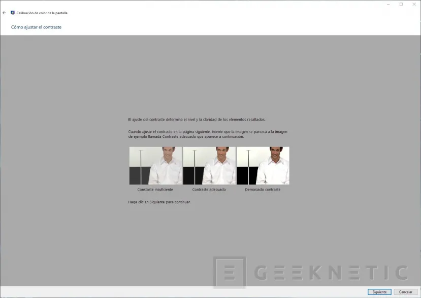 Geeknetic Cómo calibrar la pantalla en Windows 10 13