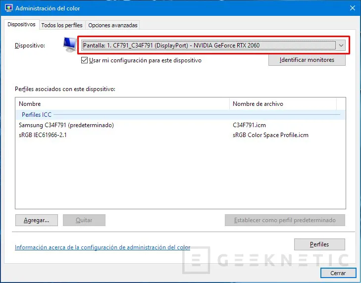 Geeknetic Cómo calibrar la pantalla en Windows 10 24