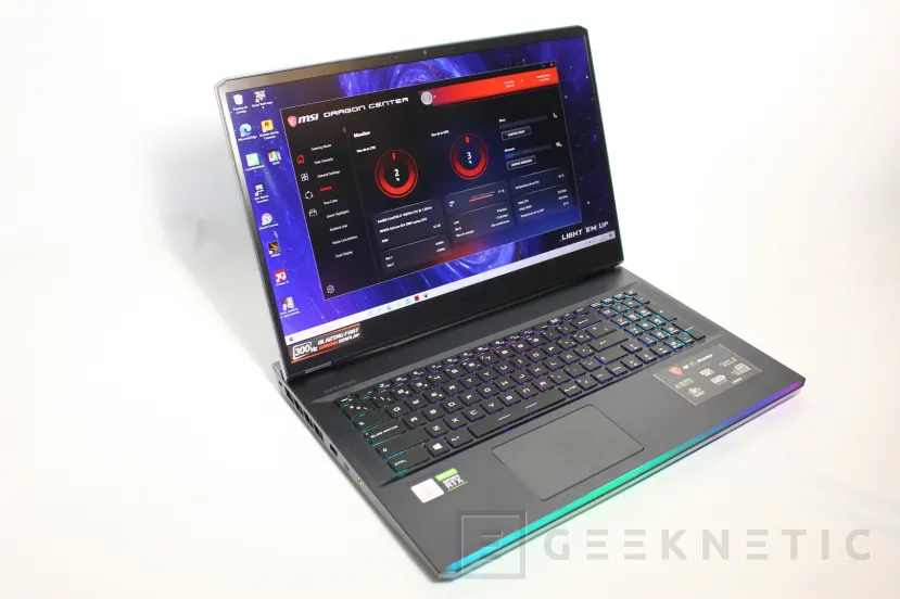 Geeknetic MSI GE76 Raider 10UH-061ES Review con RTX 3080 26