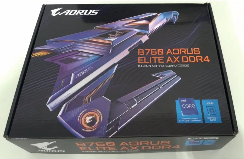 Geeknetic Se filtra la imagen de una placa GIGABYTE con chipset B760 y memoria DDR4 1