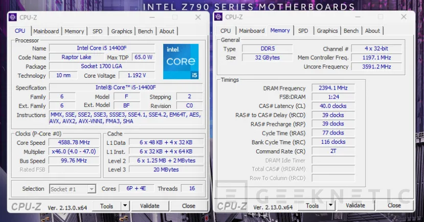 Geeknetic Intel Core i5-14400F Review 7