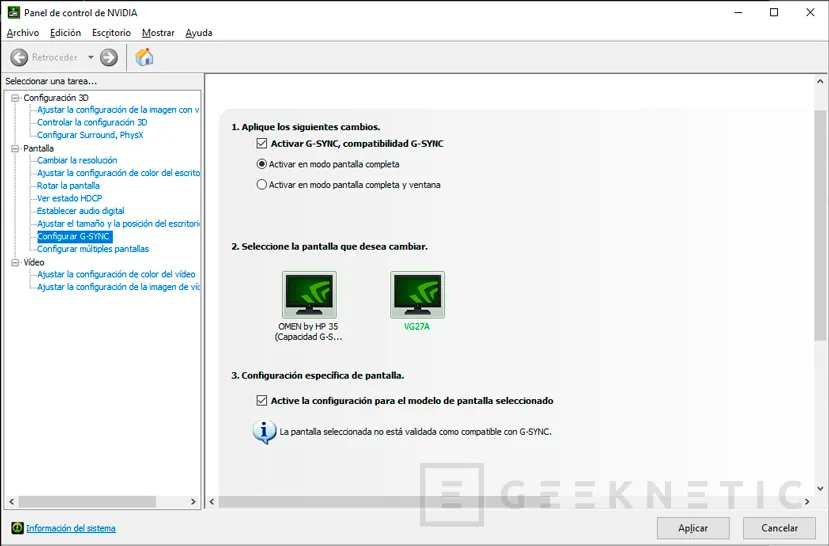 Geeknetic Review Monitor ASUS TUF Gaming VG27AQ 25