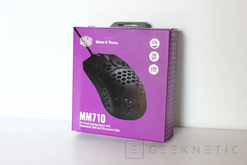 Geeknetic Review Ratón Cooler Master MM710 2