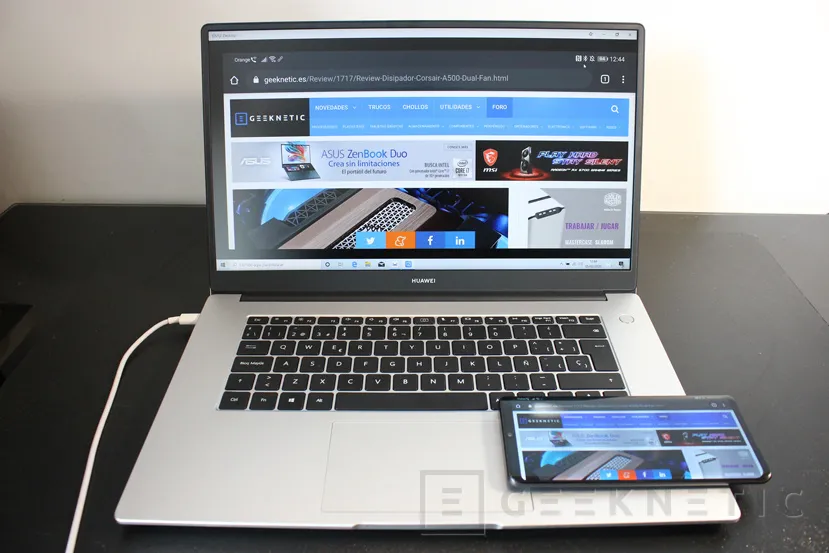 Geeknetic Review Huawei Matebook D15 38